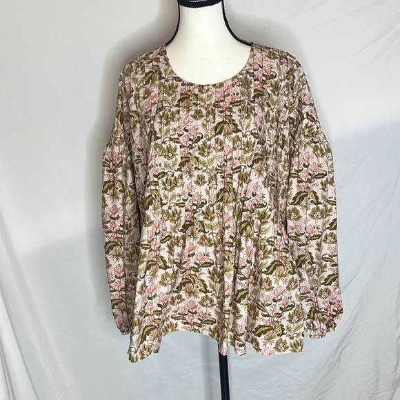 Meadows Fig Top in Botanical Print - Picture 6 of 11